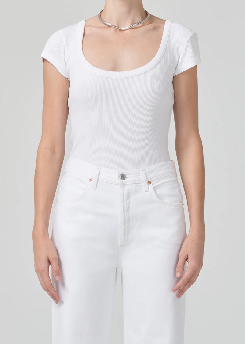 Lima Scoop Neck Tee