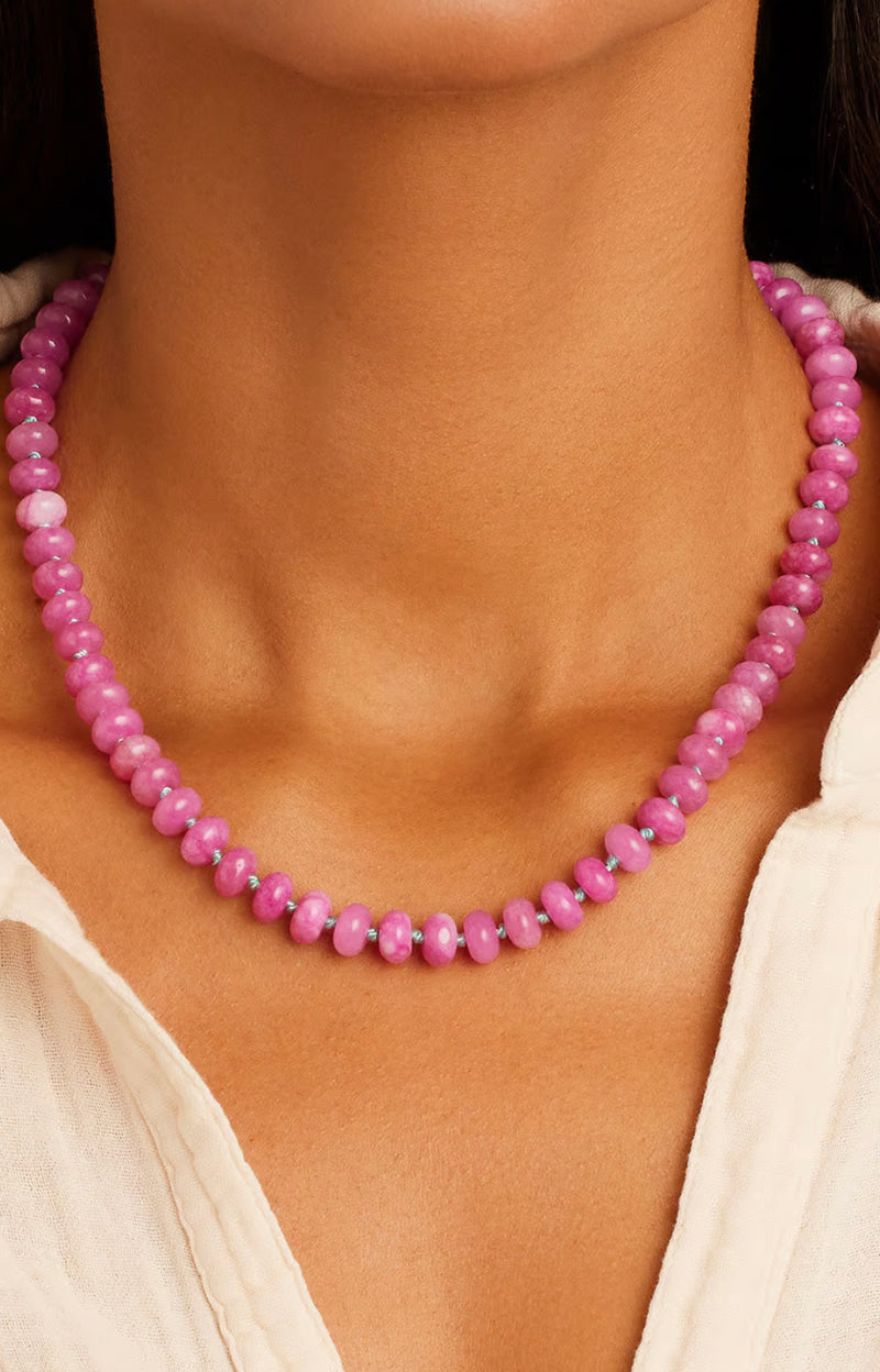 Palma Necklace Turquoise Pink