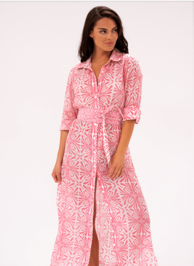 Oversized Maxi Shirt Dress