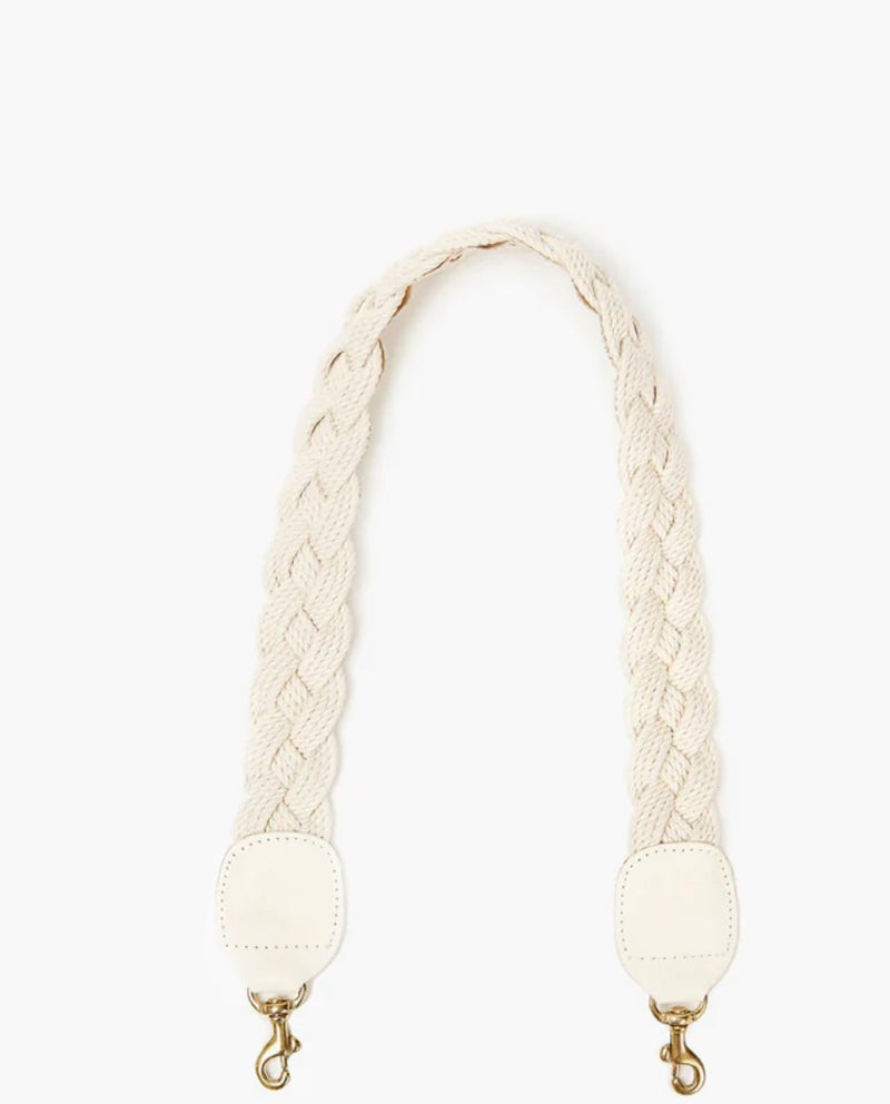 Shoulder Strap Cream Braided Rope