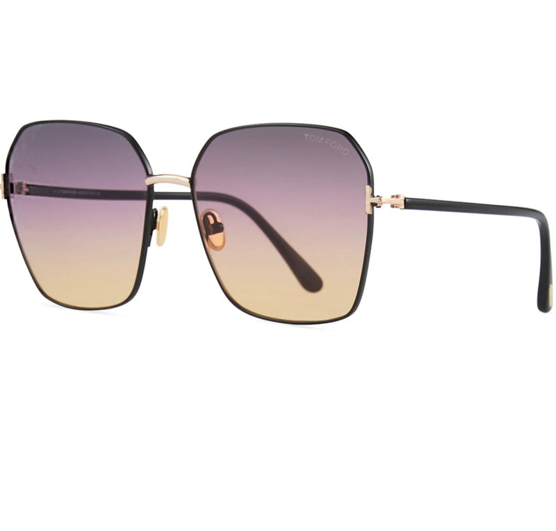 Tom Ford Claudia Geometric Sunglasses
