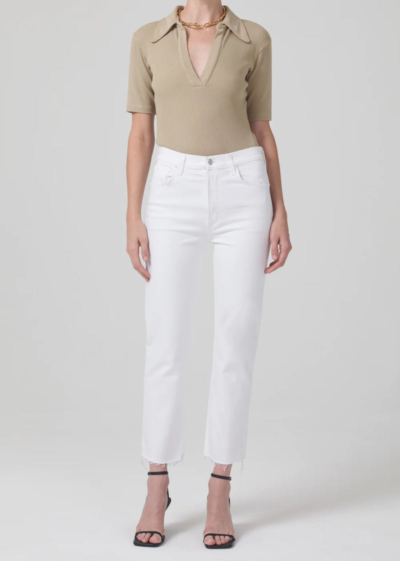 Daphne Crop High Rise Stovepipe