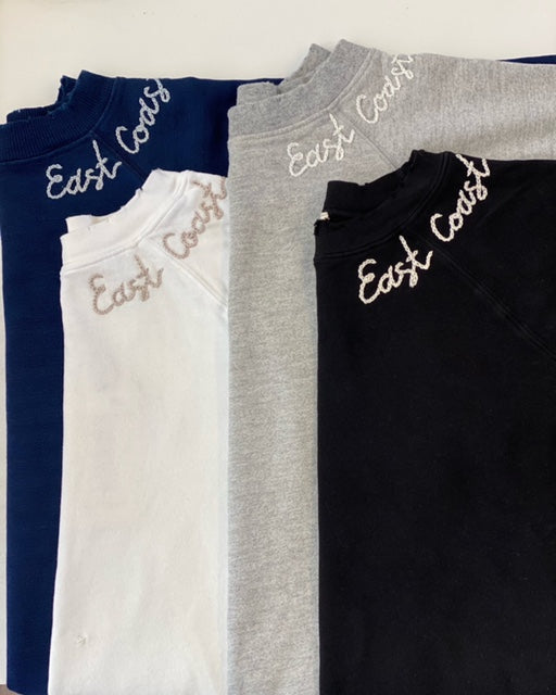 East Coast Hand Embroidered Sweatshirt
