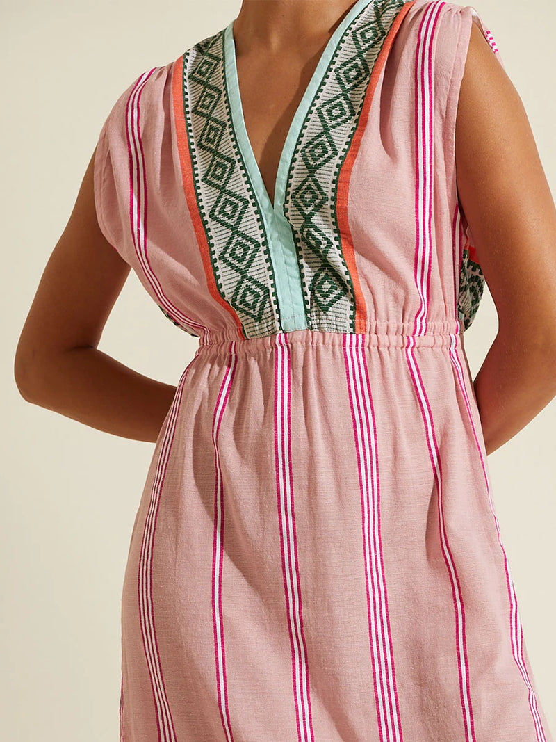 Rosa Sleeveless Plunge Neck Dress