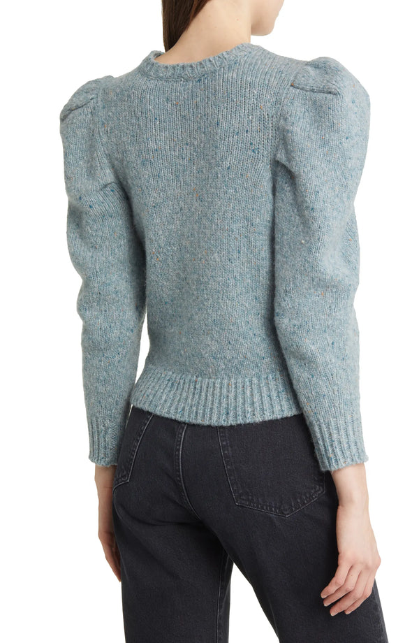 Pleated Sleeve Sweater