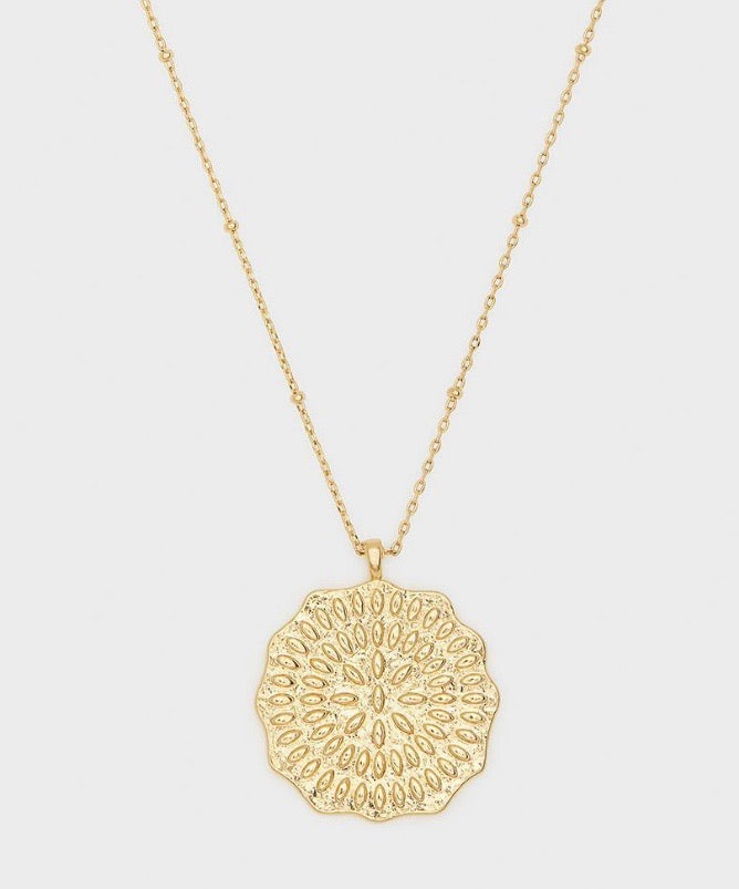 Mosaic Coin Necklace